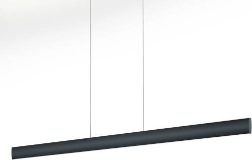 Knapstein LED hanglamp Runa, zwart, lengte 132 cm