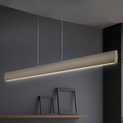 Knapstein LED hanglamp Runa, brons, lengte 92 cm