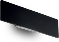 Ideallux LED wandlamp Zig Zag zwart, breedte 29 cm