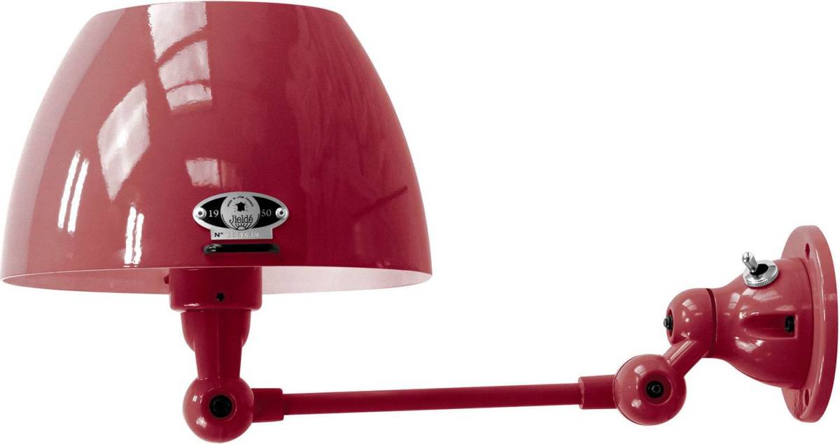 Jielde Aicler AIC701scharnier-wandlamp bordeaux