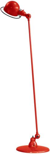 Jielde Loft D1200 vloerlamp, instelbaar, rood