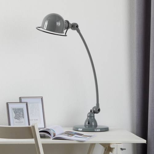 Jielde Loft C6000 tafellamp, gebogen, grijs