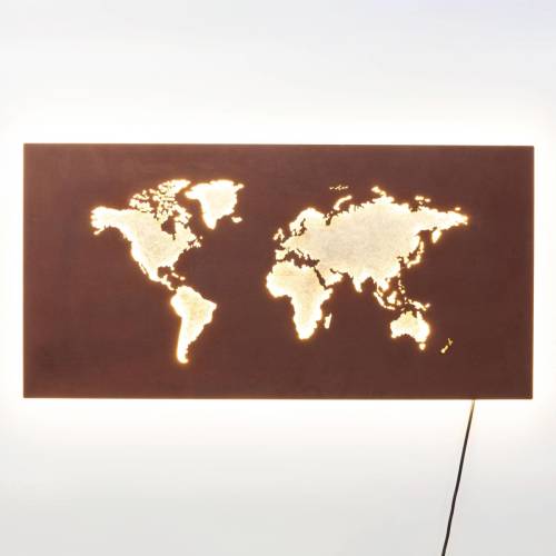 KARE Map LED wandlamp met kabel en stekker