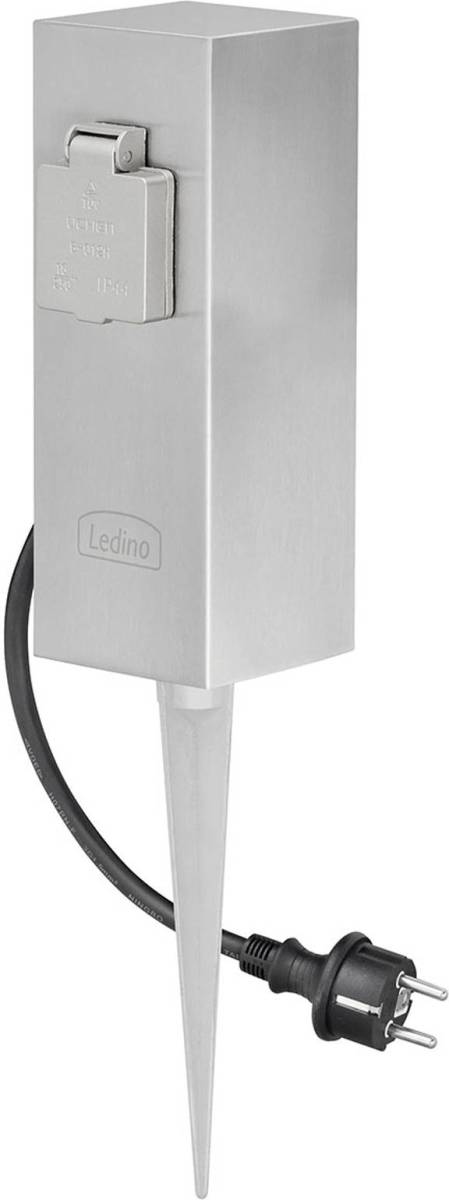 Ledino Tweevoudige contactdooszuil Connect S2 aardspies