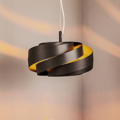 Domiluce Hanglamp Vento zwart Ø 40 cm