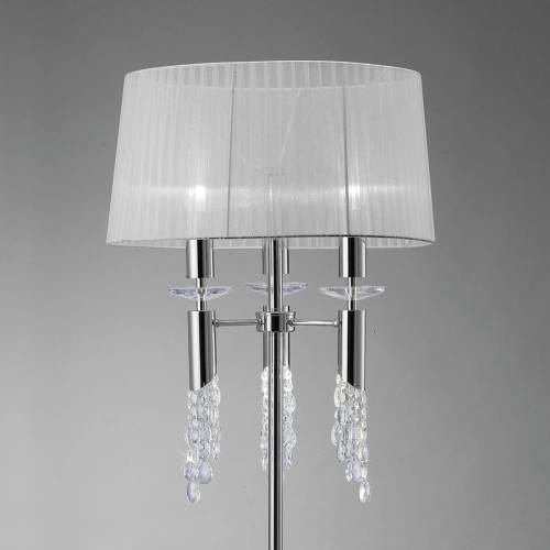 Mantra Vloerlamp Lilja met zijden kap