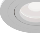 Maytoni Inbouwspot Atom, GU10, wit, ronde frame