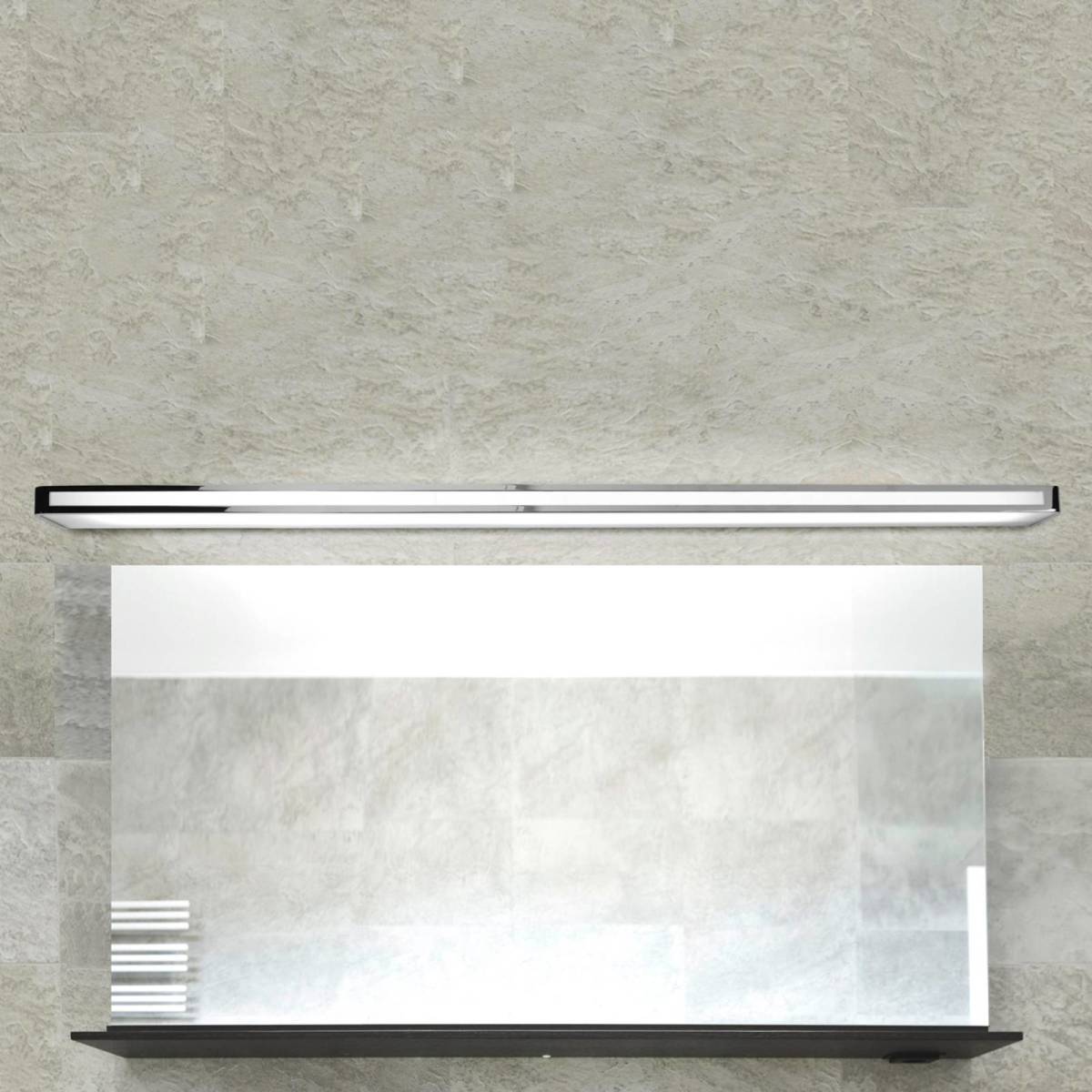 Pujol Tijdloze LED wandlamp Arcos, IP20 150 cm, chroom