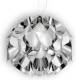 Slamp Flora - design-hanglamp, zilver, 50 cm