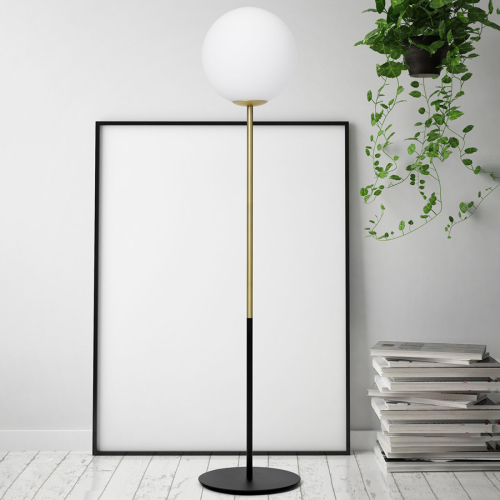 MILOOX BY Sforzin Messing-vloerlamp Jugen 1-lamp