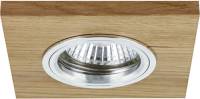 EULUNA LED plafond inbouwlamp Vitar, eiken geolied