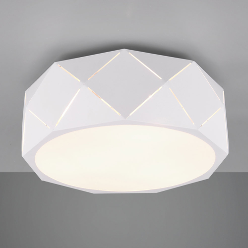 Trio Lighting Plafondlamp Zandor met witte kap