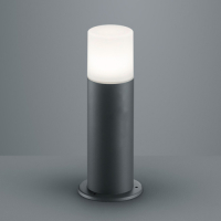Trio Lighting Sokkellamp Hoosic van aluminium antraciet