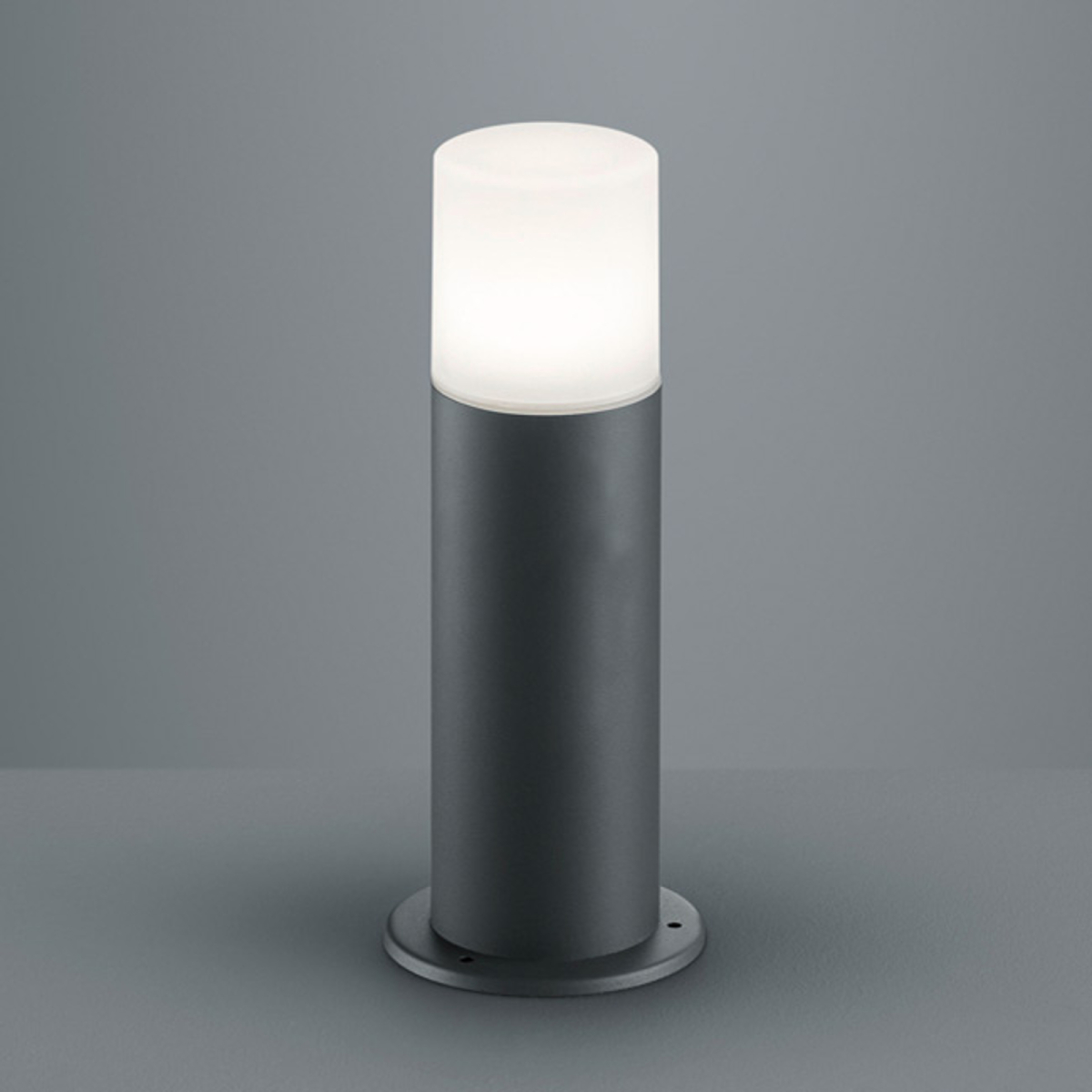 Trio Lighting Sokkellamp Hoosic van aluminium antraciet