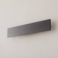 Ideallux LED wandlamp Zig Zag zwart, breedte 53 cm