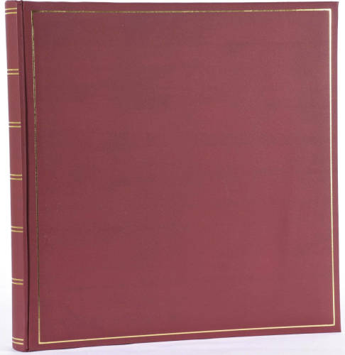 Henzo CHAMPAGNE wijnrood 35x35 70 witte pagina's 1019809