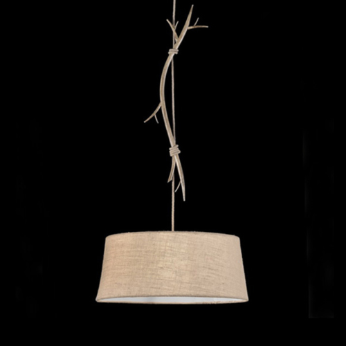 Mantra Hanglamp Sabina met stoffen kap, 1-lamp, 60 cm