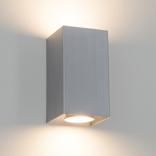 Lindby Wandlamp Kabir in de kleur geborsteld zilver