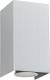 Lindby Wandlamp Kabir in de kleur geborsteld zilver