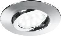 ECO-Light LED inbouwspot Zenit met IP44, chroom