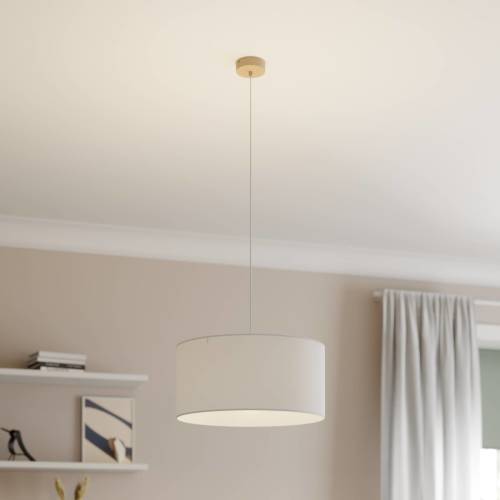 EULUNA Hanglamp Corralee, wit, 1-lamp