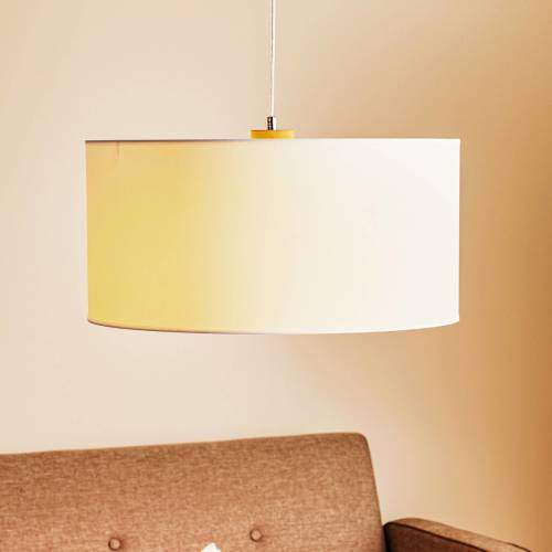 EULUNA Hanglamp Corralee, wit, 1-lamp