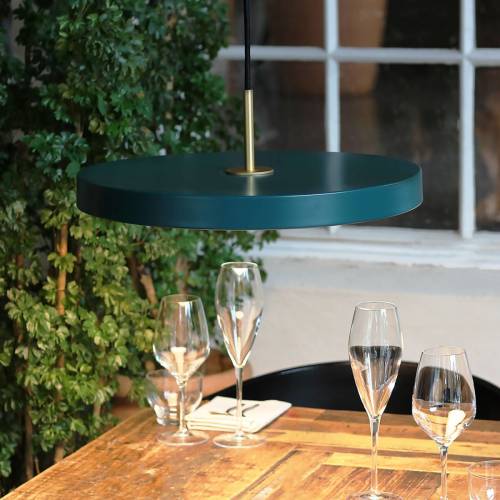 UMAGE Asteria medium hanglamp messing groen