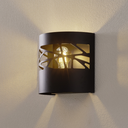 EULUNA Wandlamp module Frez met voorbeeldkap zwart