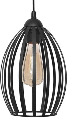EULUNA Hanglamp Dali in zwart, 1-lamp