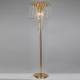 EULUNA Vloerlamp Pioggia met kristal-regen, goud