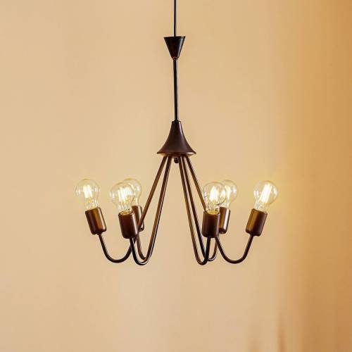 EULUNA Hanglamp Billy, 6-lamps