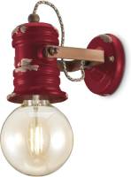 Ferro Luce Wandlamp C1843 in vintage design wijnrood