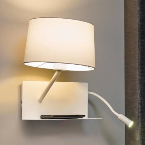 FARO BARCELONA Met LED leesarm - functionele wandlamp Handy