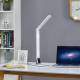 Lindby Zeer moderne LED-bureaulamp Eleni, wit