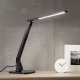 Lindby Zwarte LED-bureaulamp Eleni