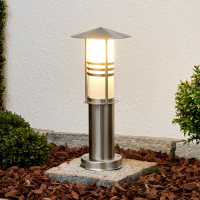 Lindby Decoratieve RVS-sokkellamp Erina
