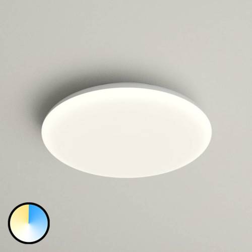 Lampenwelt.com LED plafondlamp Azra, wit, rond, IP54, Ø 25 cm