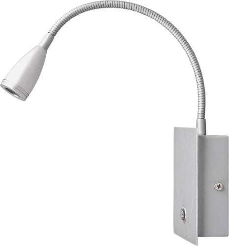 Lucande Dimbare LED wandlamp Torin, zilvergrijs