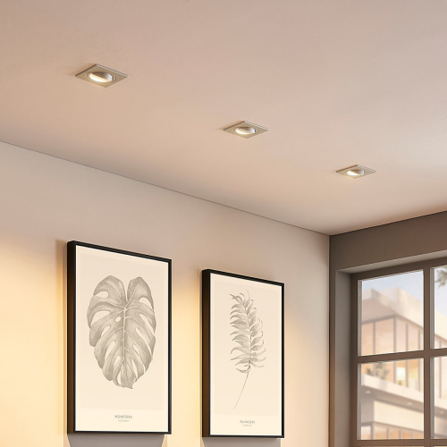 Arcchio Vierkante inbouwspot Enne met witte finish