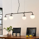 Lucande Rama LED hanglamp met glazen kappen