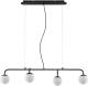 Lucande Rama LED hanglamp met glazen kappen