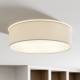EULUNA Plafondlamp Cassy met opening, wit, Ø 48 cm