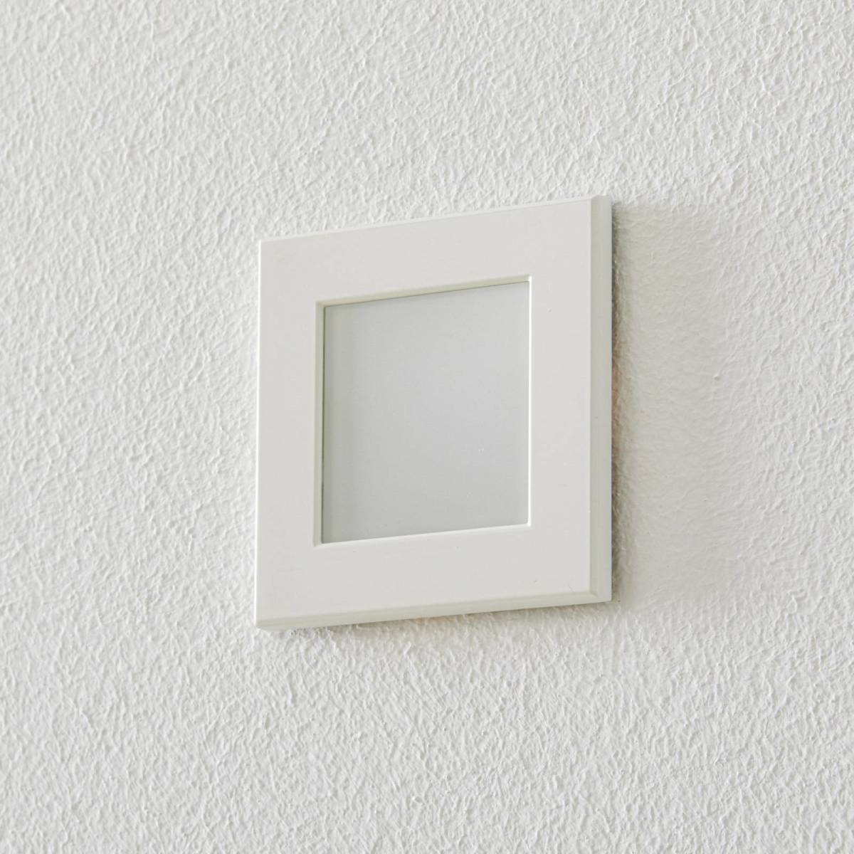 Bega Accenta wandinbouw hoekig frame wit 160lm