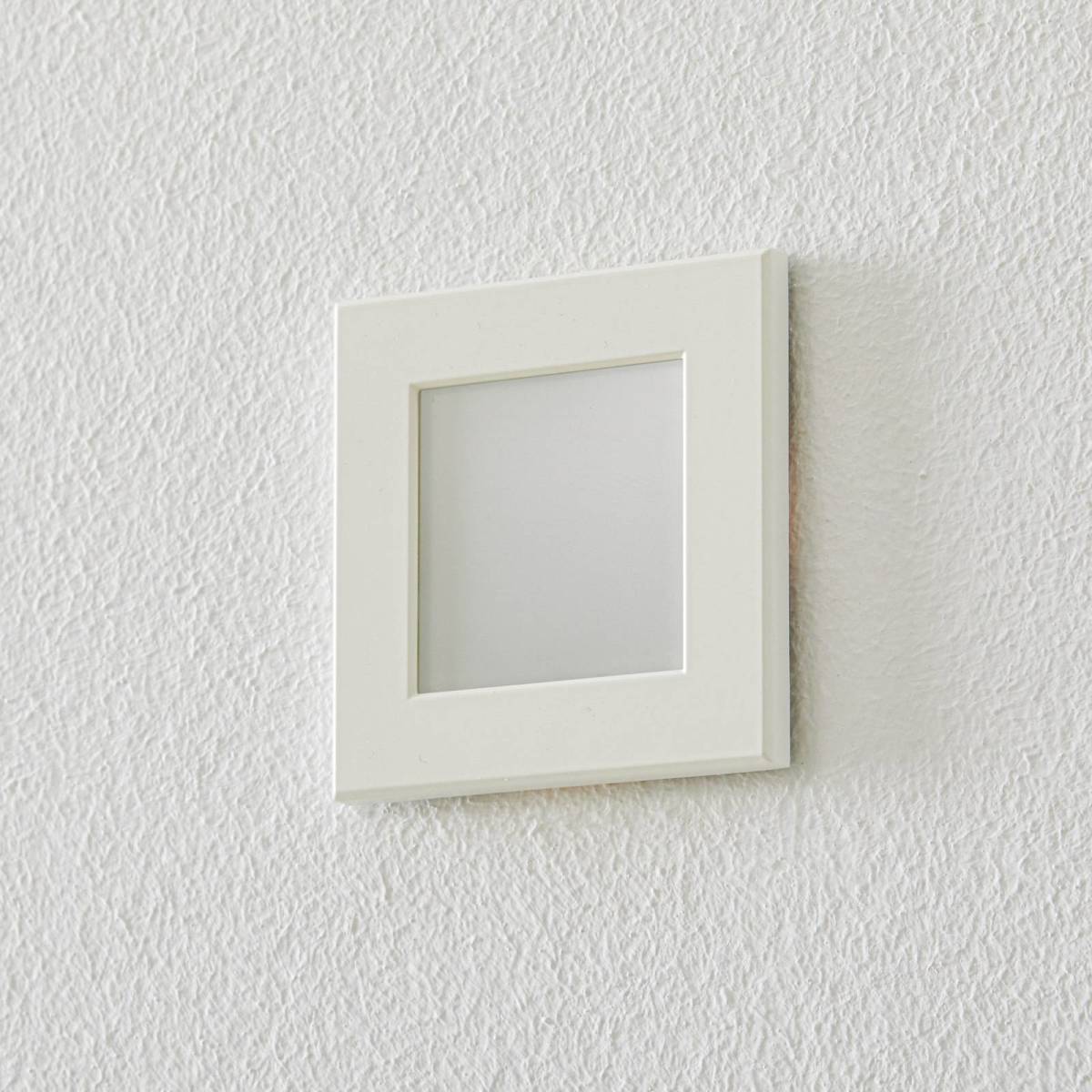 Bega Accenta wandinbouw hoekig frame wit 315lm