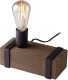 ECO-Light Tafellamp Texas van antiek hout, 1-lamp