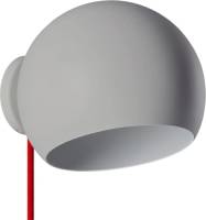 NYTA Tilt Globe Wall Short, kabel rood, grijs
