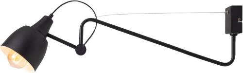 EULUNA Wandlamp 1031 met dwarsarm, zwart