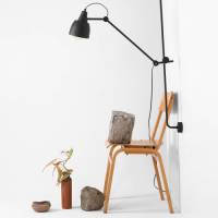 EULUNA Wandlamp 997 met stekker, 1-lamp, zwart