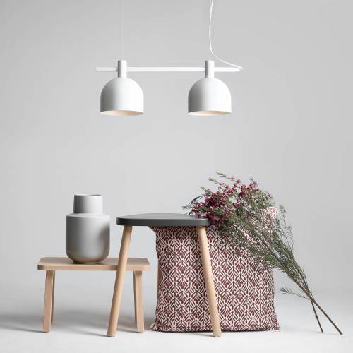 EULUNA Hanglamp 976, 2-lamps, wit