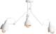 EULUNA Plafondlamp 814, verstelbaar, 3-lamps, wit